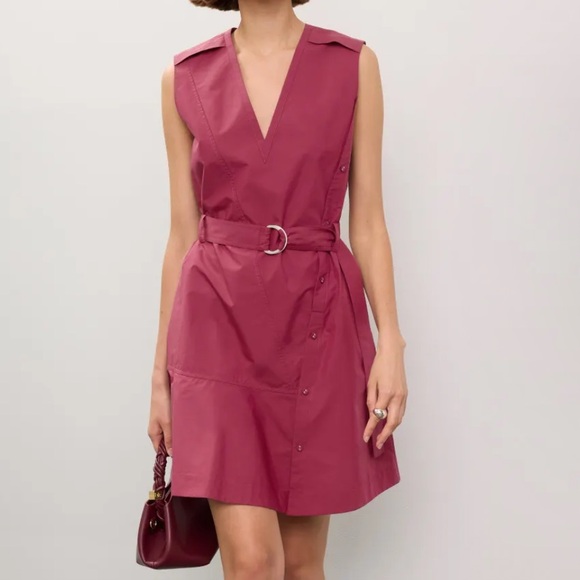 3.1 Phillip Lim Dresses & Skirts - 3.1 Philip Lim Sleeveless V Neck Belted Dress
